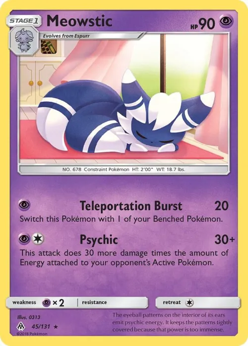 Meowstic - Reverse Holo