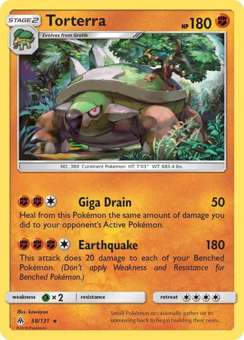 Torterra - Reverse Holo