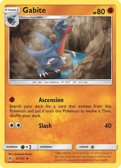 Gabite - Reverse Holo