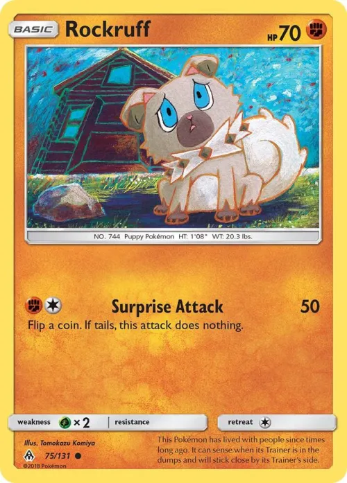 Rockruff - Reverse Holo