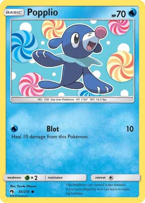 Popplio (65) - Reverse Holo