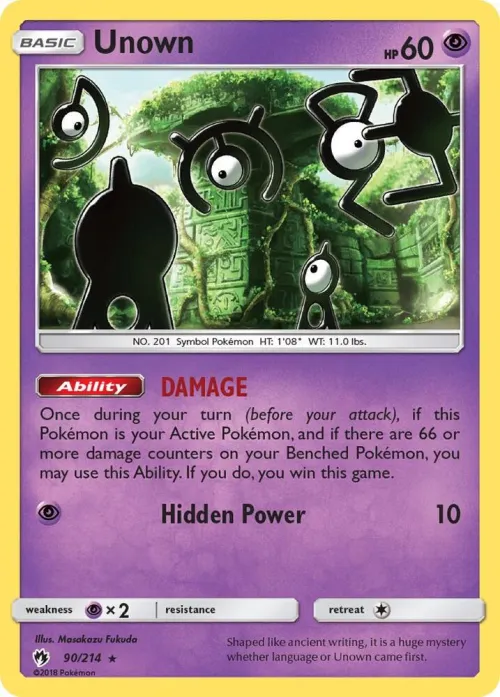 Unown (90) - Reverse Holo