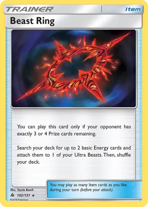Beast Ring - Reverse Holo