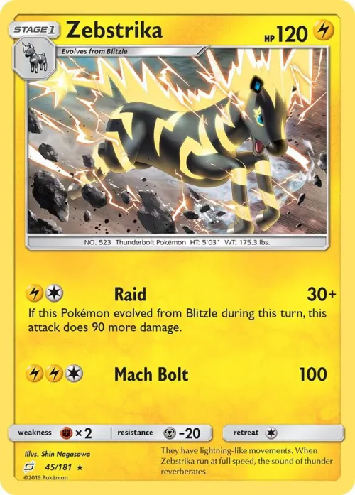 Zebstrika - Reverse Holo