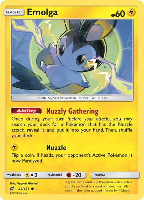 Emolga - Reverse Holo