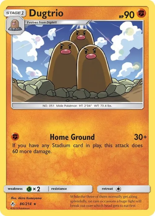 Dugtrio - Reverse Holo