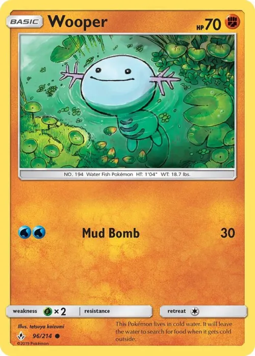 Wooper - Reverse Holo