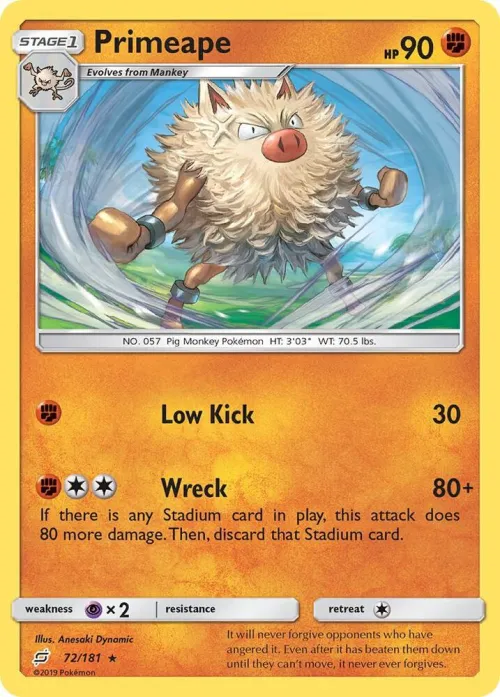 Primeape - Reverse Holo