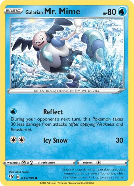 Galarian Mr. Mime - Reverse Holo