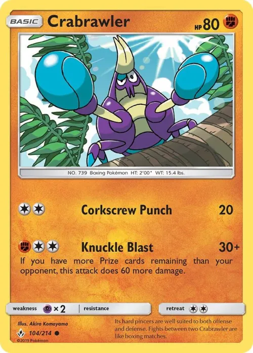Crabrawler - Reverse Holo