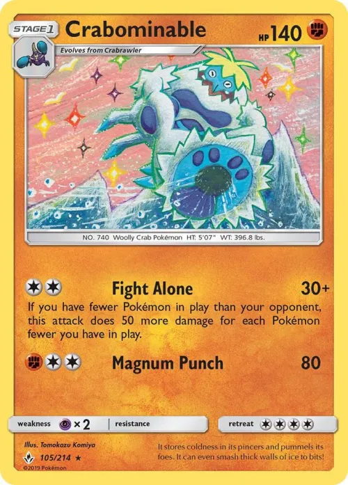 Crabominable - Reverse Holo