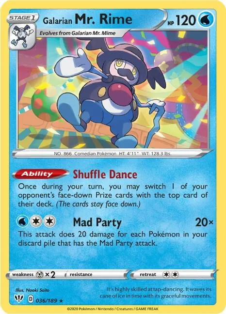 Galarian Mr. Rime - Reverse Holo
