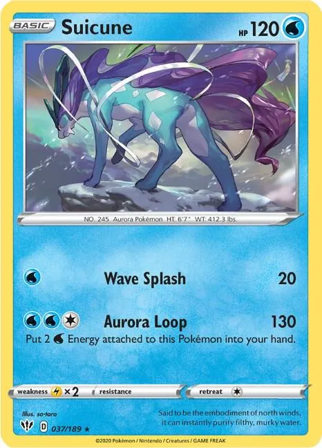 Suicune - Holo