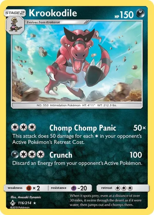 Krookodile - Reverse Holo