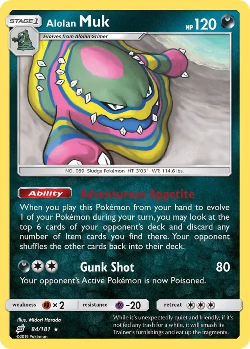 Alolan Muk - Reverse Holo