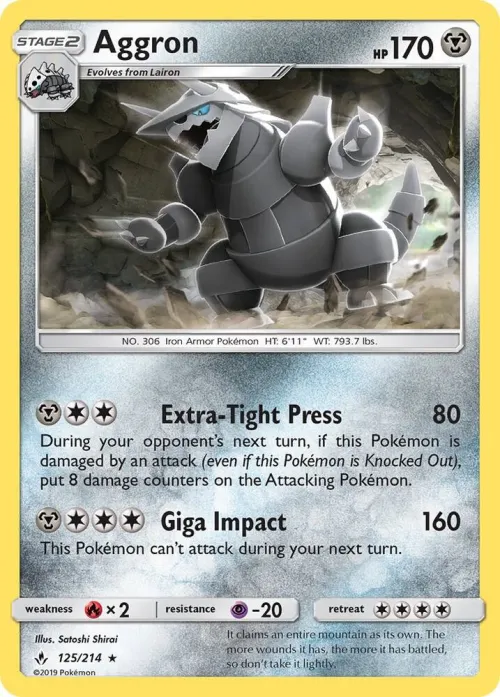 Aggron - Reverse Holo