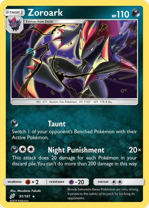 Zoroark - Reverse Holo