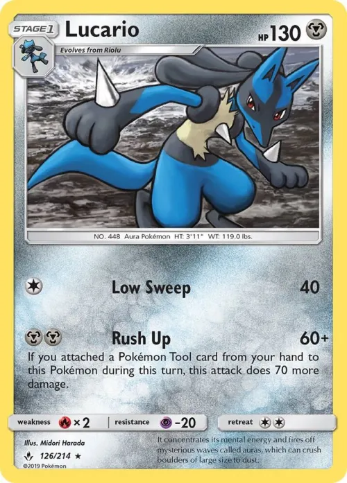 Lucario - Reverse Holo