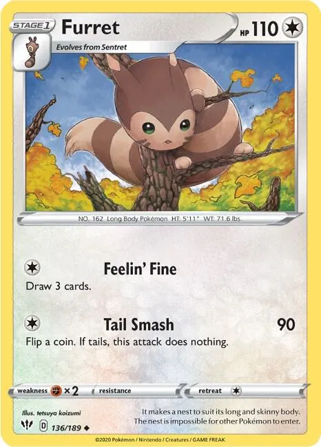 Furret - Reverse Holo