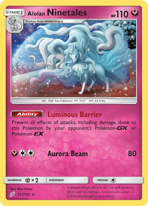 Alolan Ninetales - Reverse Holo