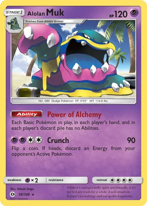 Alolan Muk - Reverse Holo