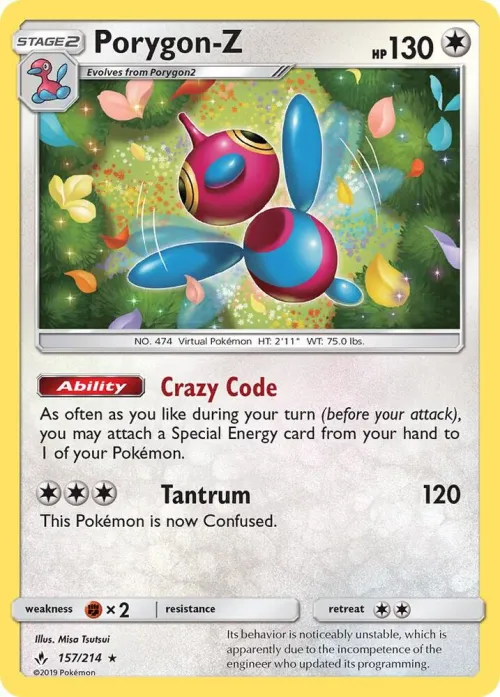 Porygon-Z - Reverse Holo