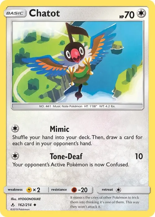 Chatot - Reverse Holo