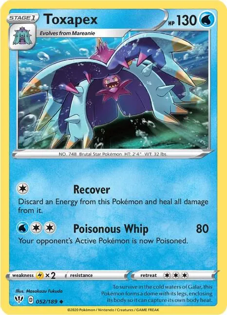 Toxapex - Reverse Holo