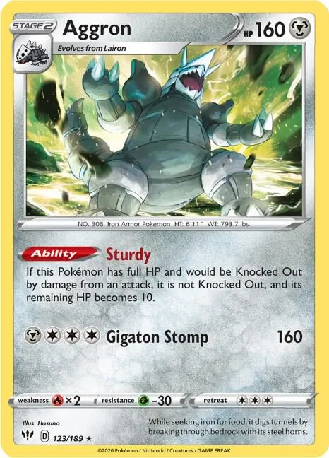 Aggron - Reverse Holo
