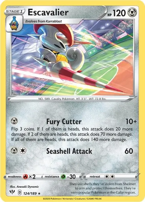 Escavalier - Reverse Holo