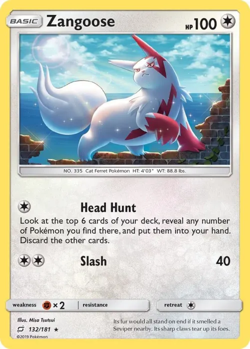Zangoose - Reverse Holo