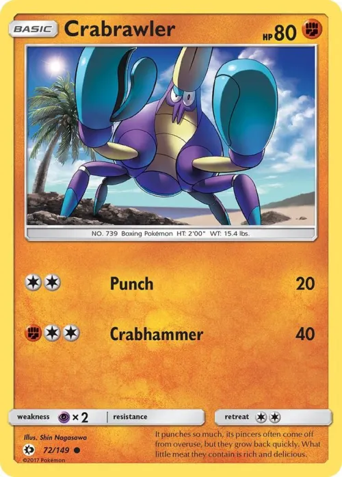 Crabrawler - Reverse Holo