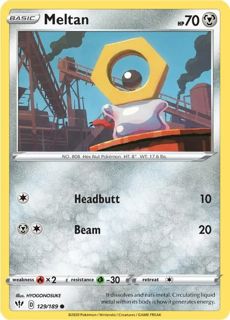 Meltan - Reverse Holo