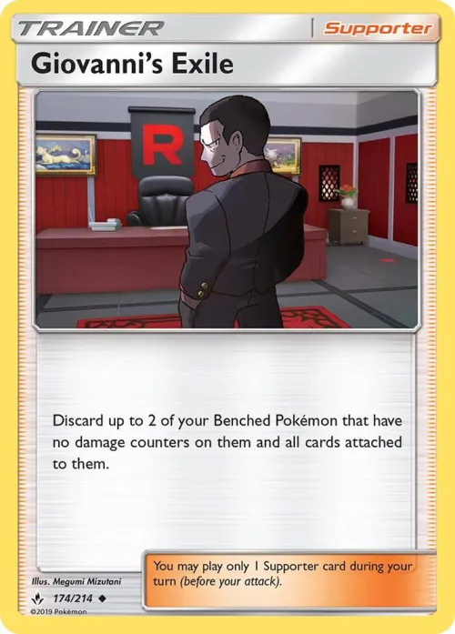 Giovanni's Exile - Reverse Holo
