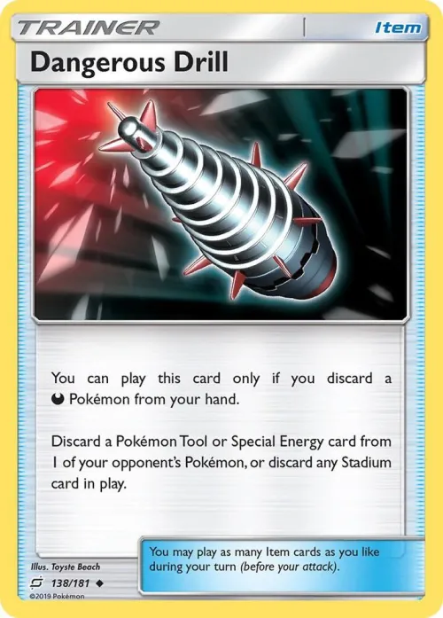 Dangerous Drill - Reverse Holo