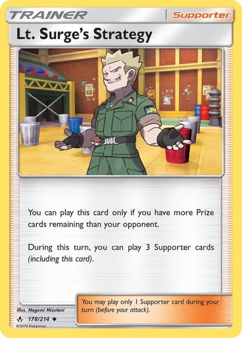 Lt. Surge's Strategy - Reverse Holo