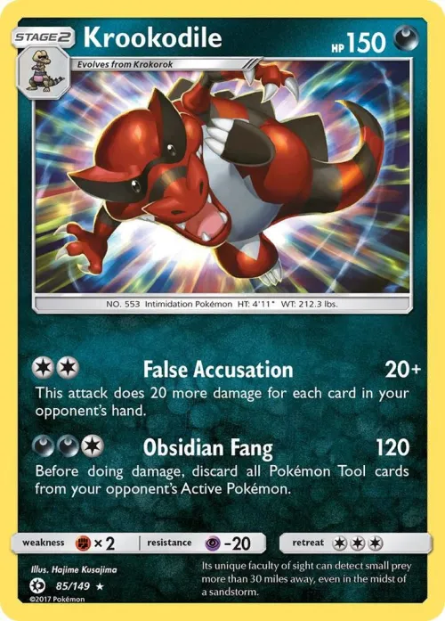 Krookodile - Reverse Holo