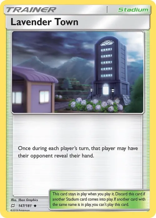 Lavender Town - Reverse Holo
