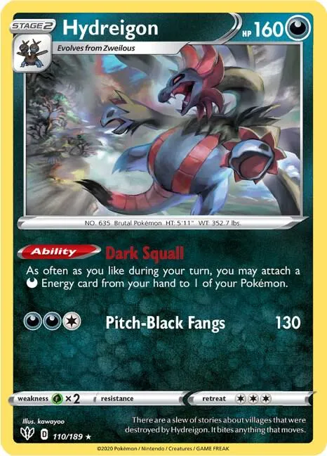 Hydreigon - Reverse Holo