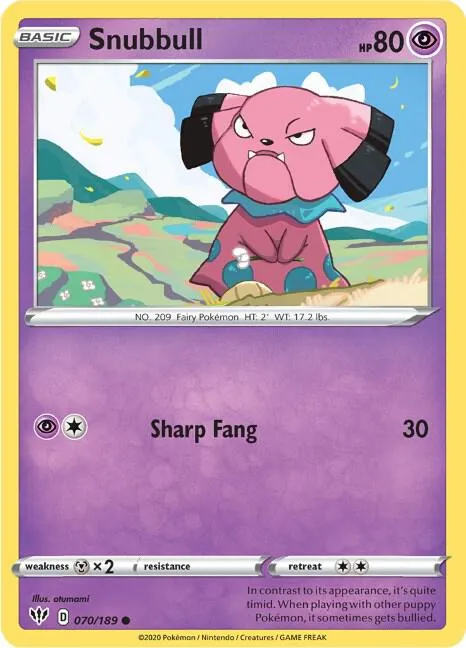 Snubbull - Reverse Holo