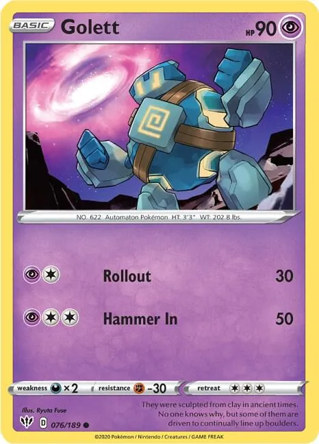 Golett - Reverse Holo