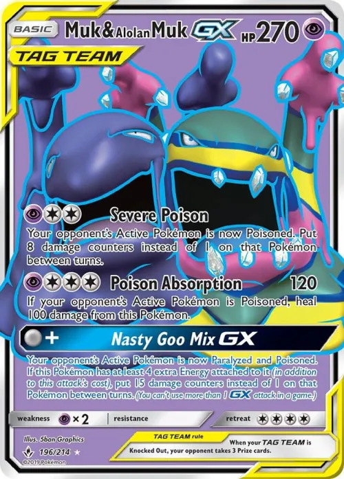 Muk & Alolan Muk GX (196) (Full Art)