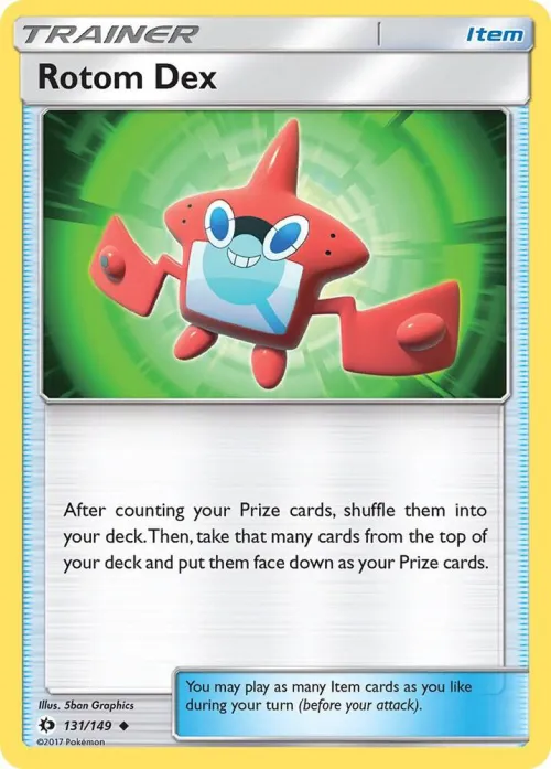 Rotom Dex - Reverse Holo