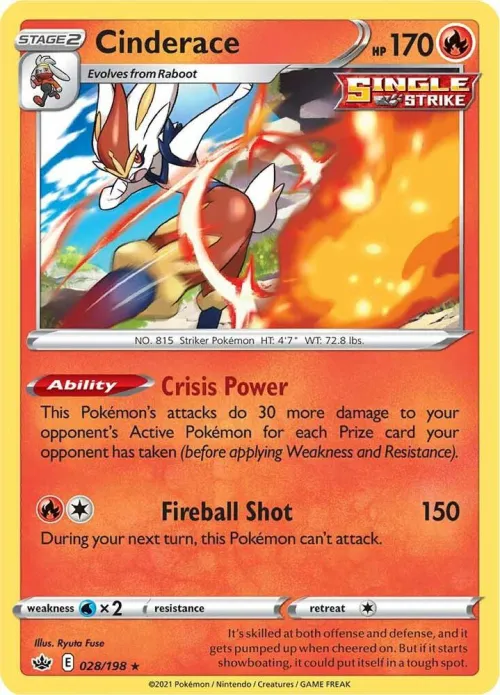 Cinderace - Holo