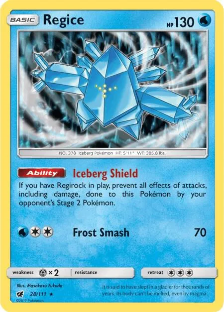 Regice - Holo