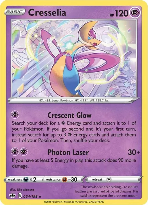 Cresselia - Reverse Holo