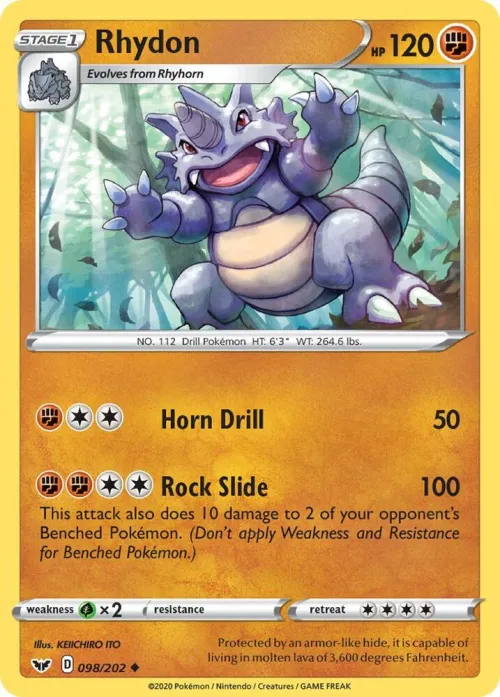 Rhydon - Reverse Holo