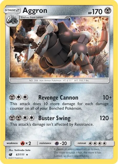 Aggron - Reverse Holo