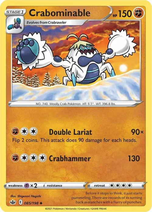 Crabominable - Reverse Holo
