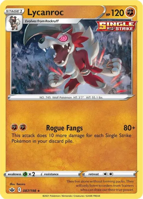 Lycanroc - Reverse Holo